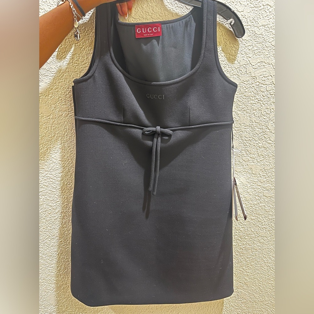 Gucci Charcoal Sleeveless dress